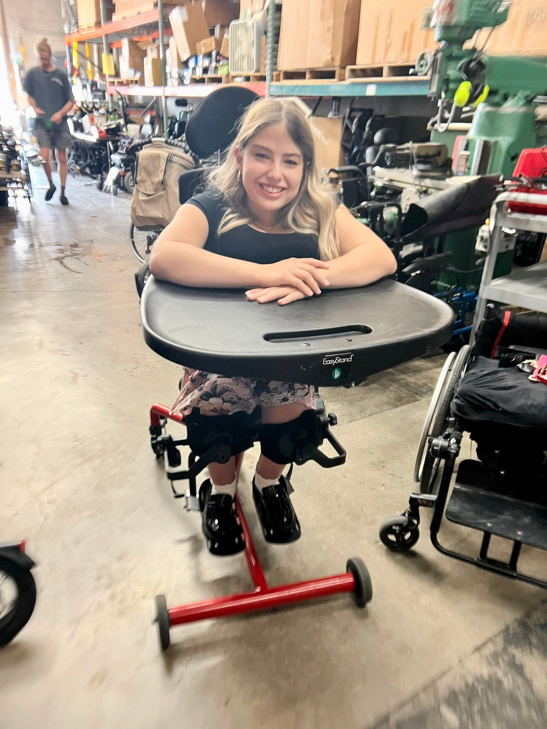 Missy’s New Standing Frame: Strength, Comfort, and Independence